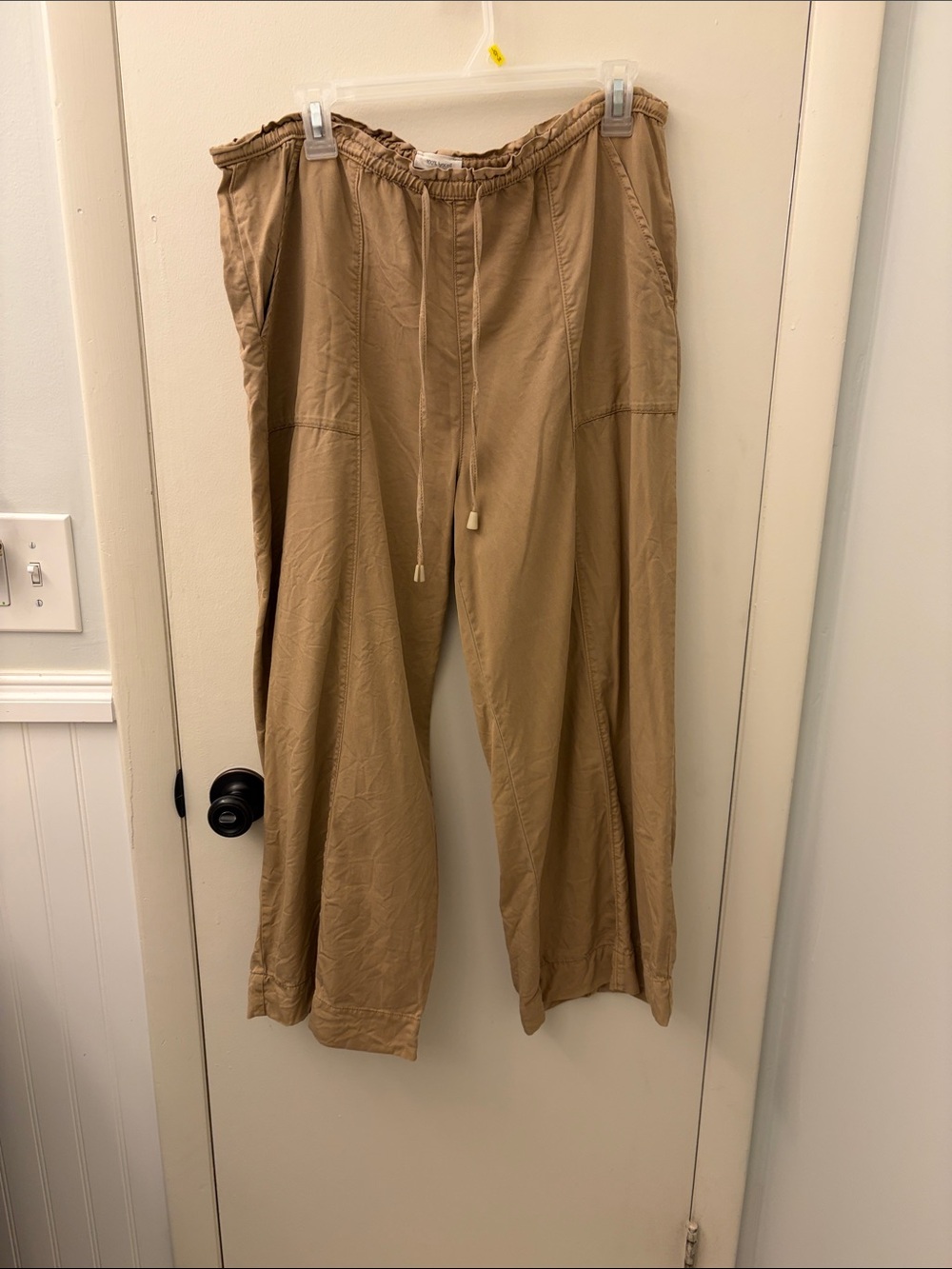 Joie Relaxed Drawstring Pants - Beige
